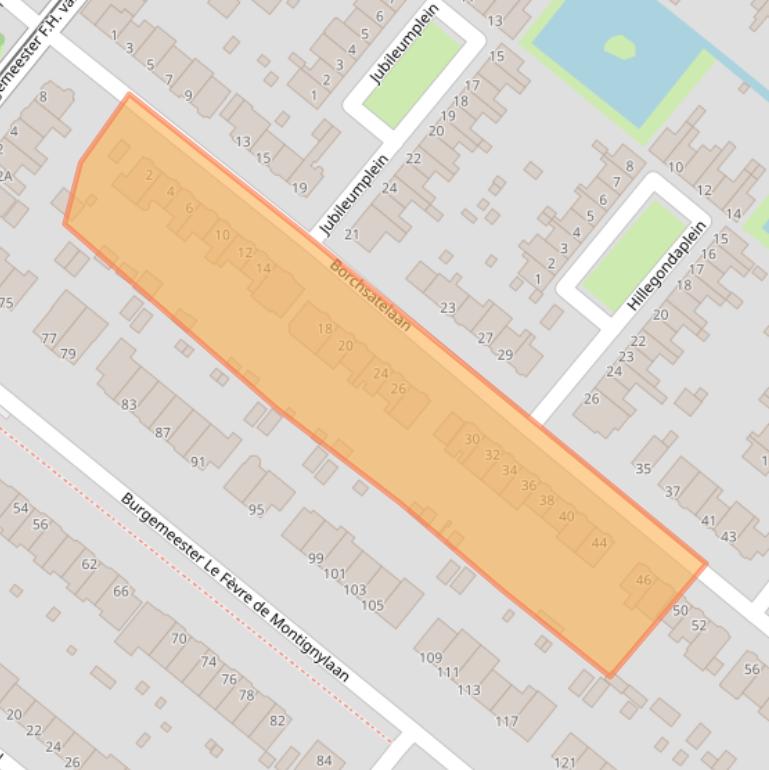 Kaart van postcodegebied 3055ZK.
