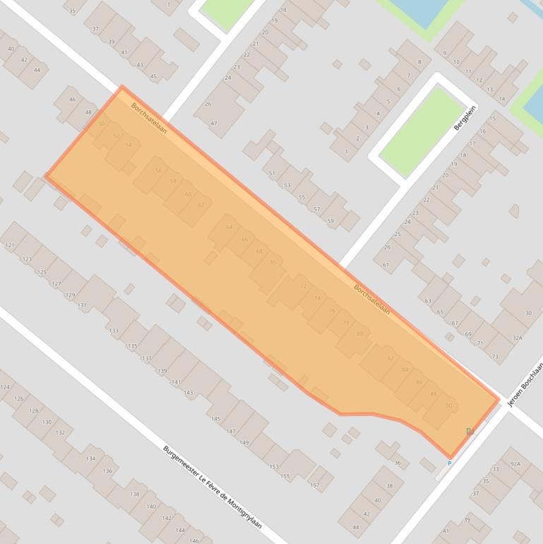 Kaart van postcodegebied 3055ZL.