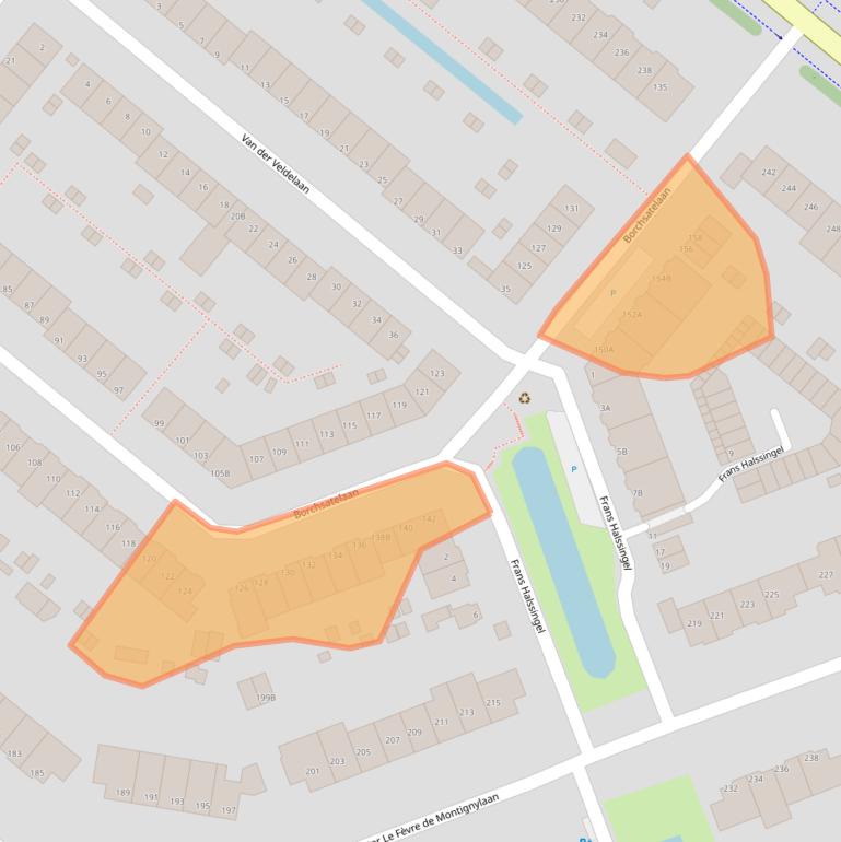 Kaart van postcodegebied 3055ZN.