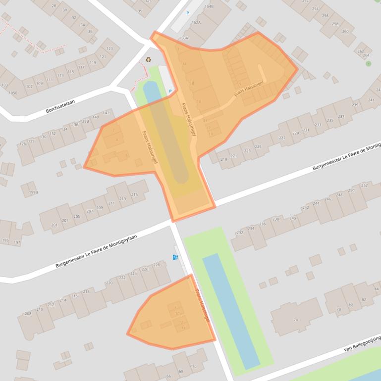 Kaart van postcodegebied 3055ZP.