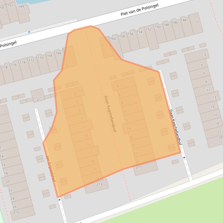 Kaart van postcodegebied 3056AG.