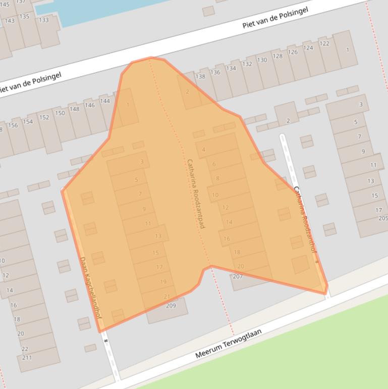 Kaart van postcodegebied 3056AH.