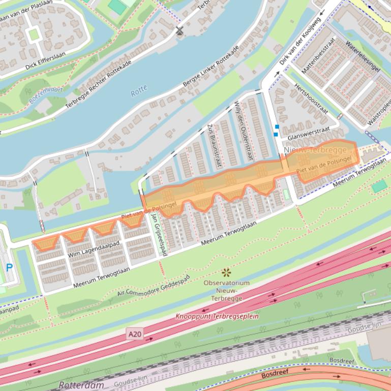 Kaart van postcodegebied 3056AK.