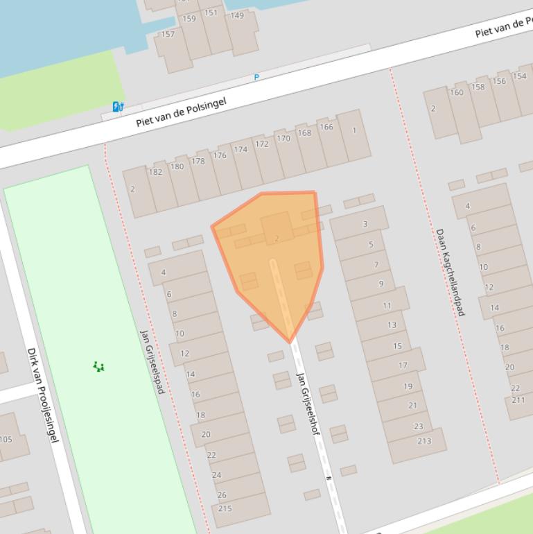 Kaart van postcodegebied 3056AL.