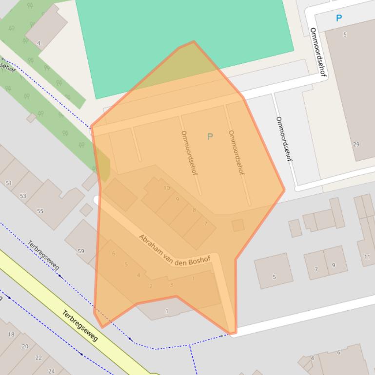 Kaart van postcodegebied 3056JM.