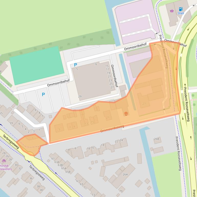 Kaart van postcodegebied 3056JN.