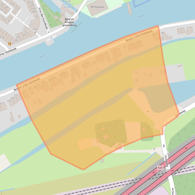 Kaart van postcodegebied 3056LB.