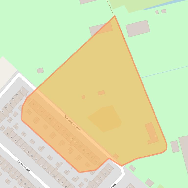 Kaart van postcodegebied 3056LT.