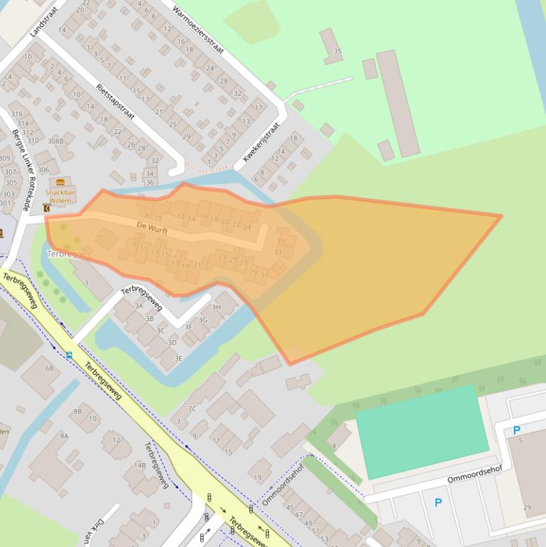 Kaart van postcodegebied 3056LV.