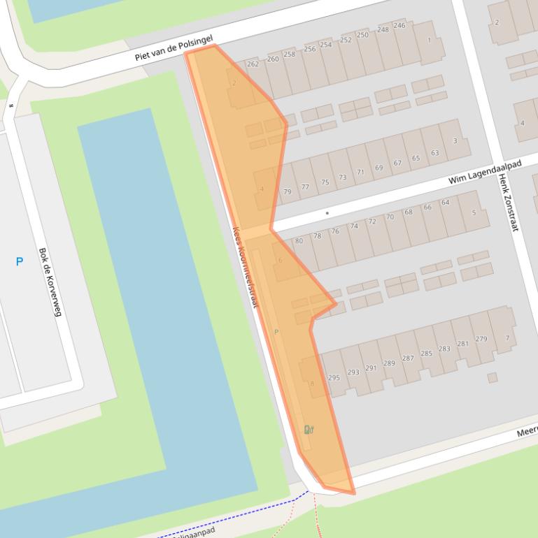 Kaart van postcodegebied 3056PM.