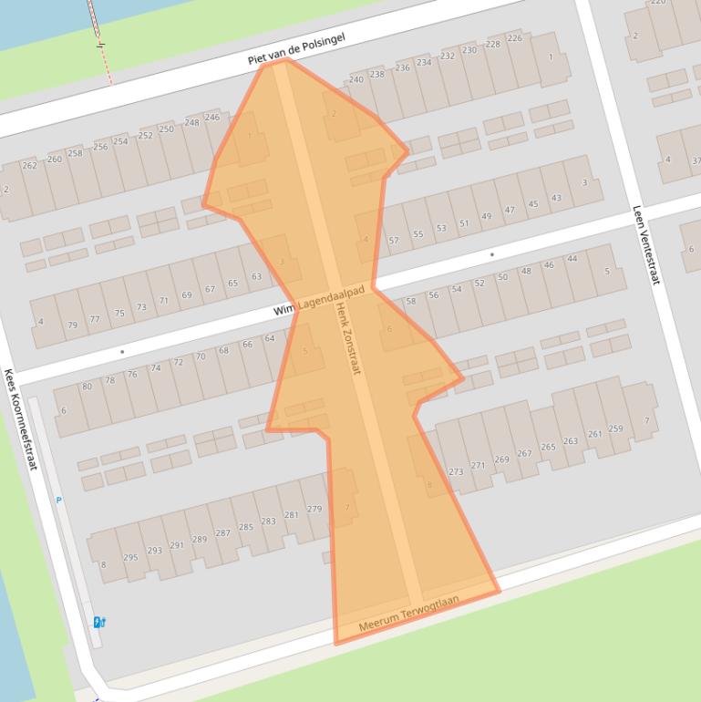 Kaart van postcodegebied 3056PR.