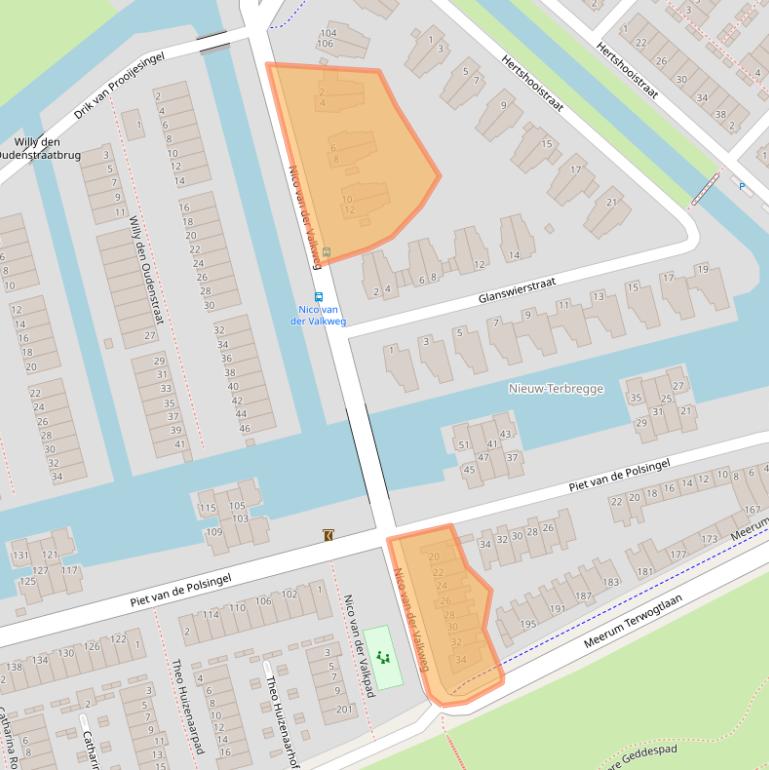 Kaart van postcodegebied 3056RB.