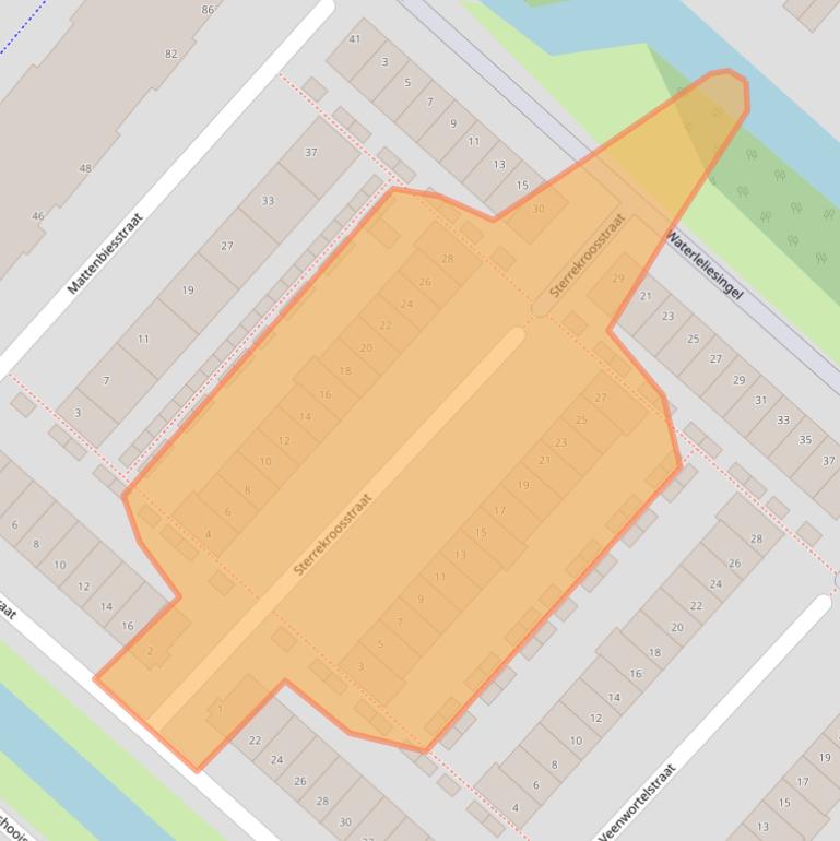 Kaart van postcodegebied 3056RJ.