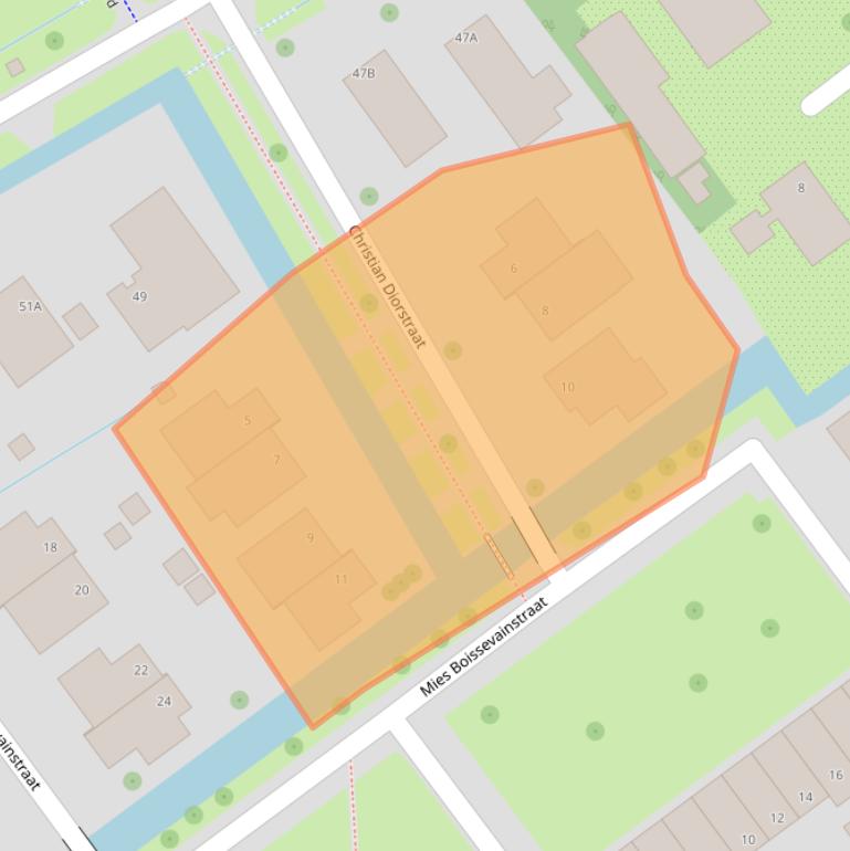 Kaart van postcodegebied 3059MA.
