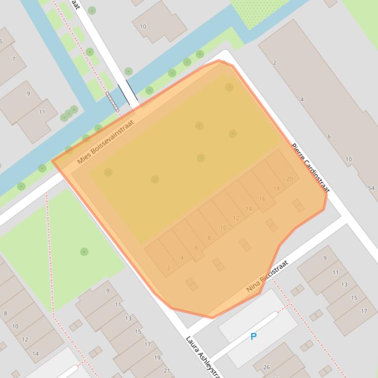 Kaart van postcodegebied 3059MD.