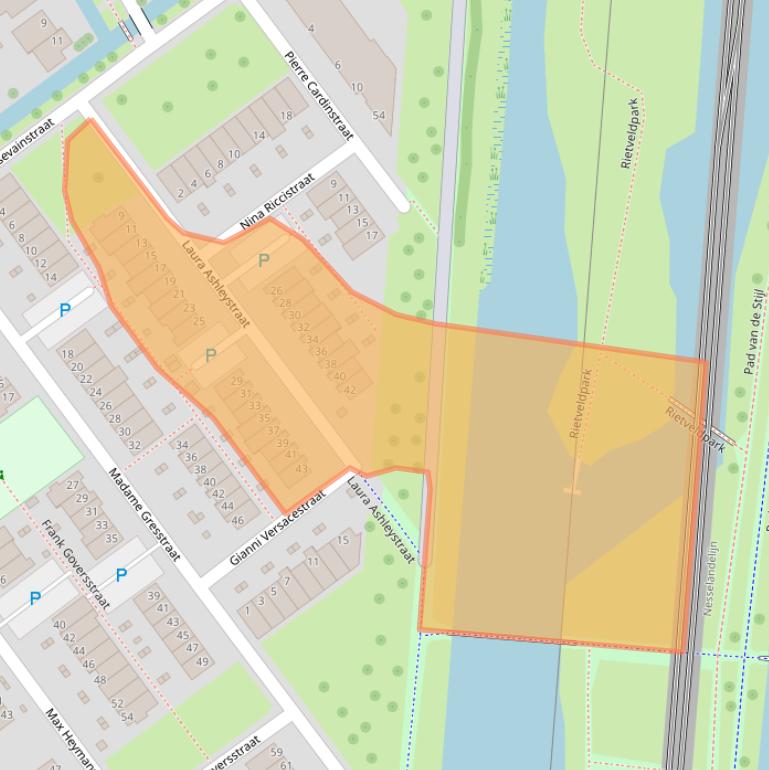 Kaart van postcodegebied 3059ME.