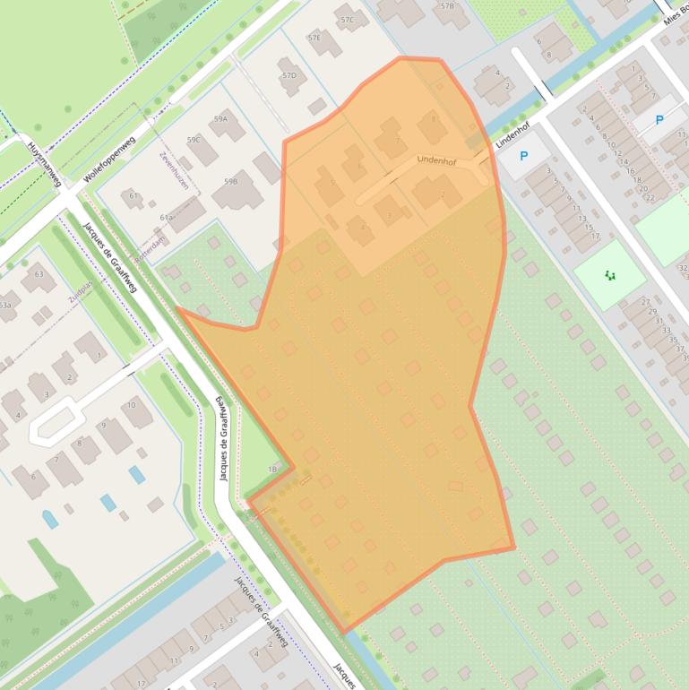 Kaart van postcodegebied 3059MJ.