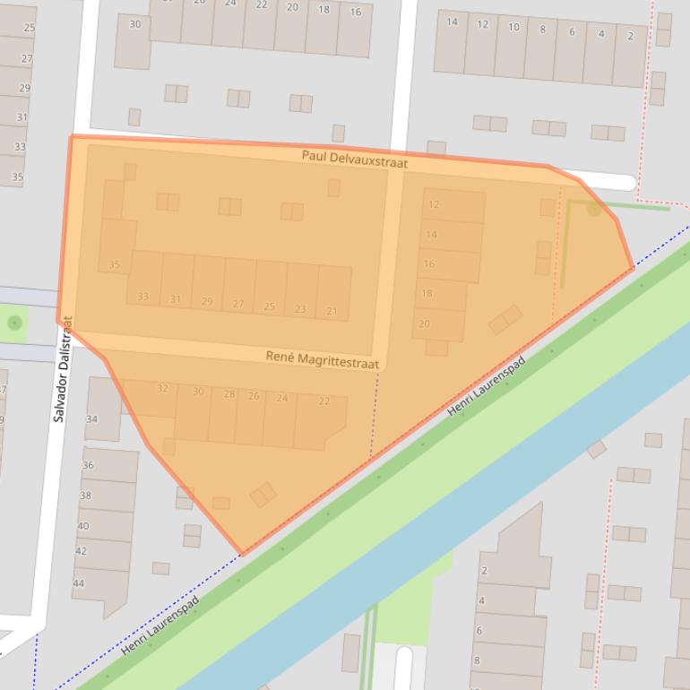 Kaart van postcodegebied 3059RK.