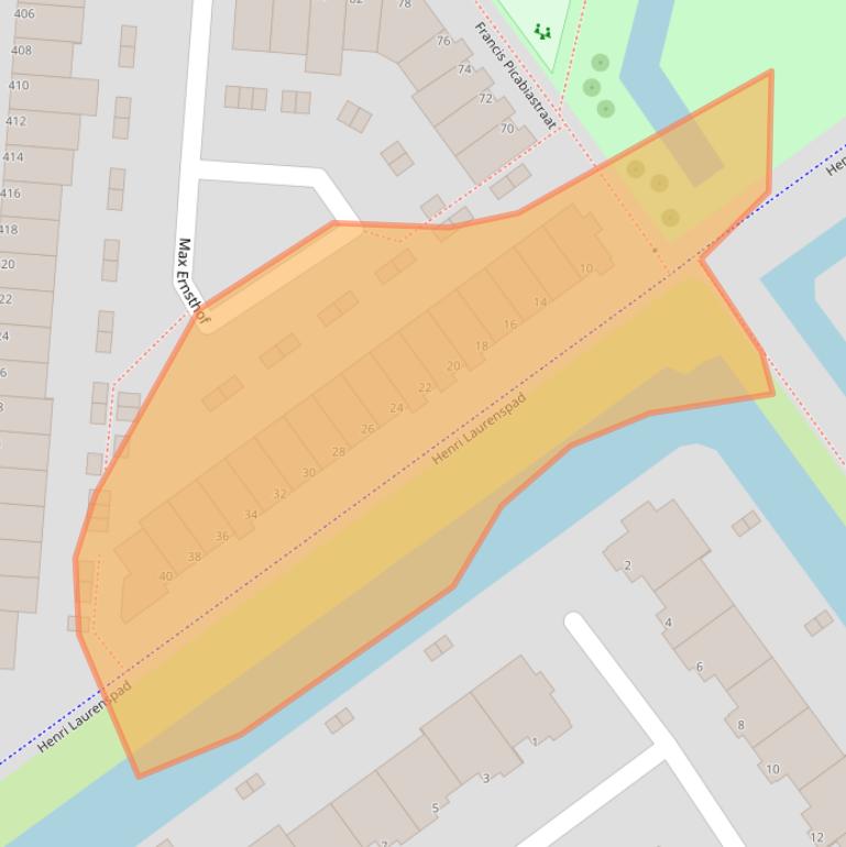 Kaart van postcodegebied 3059RS.