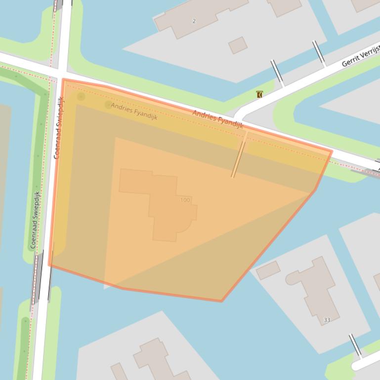 Kaart van postcodegebied 3059ST.