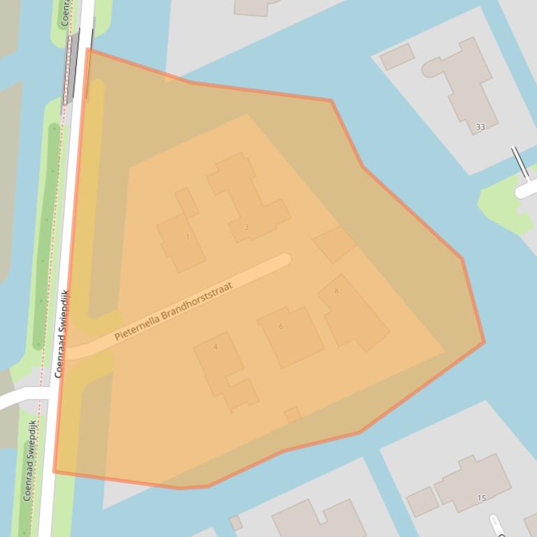 Kaart van postcodegebied 3059SV.