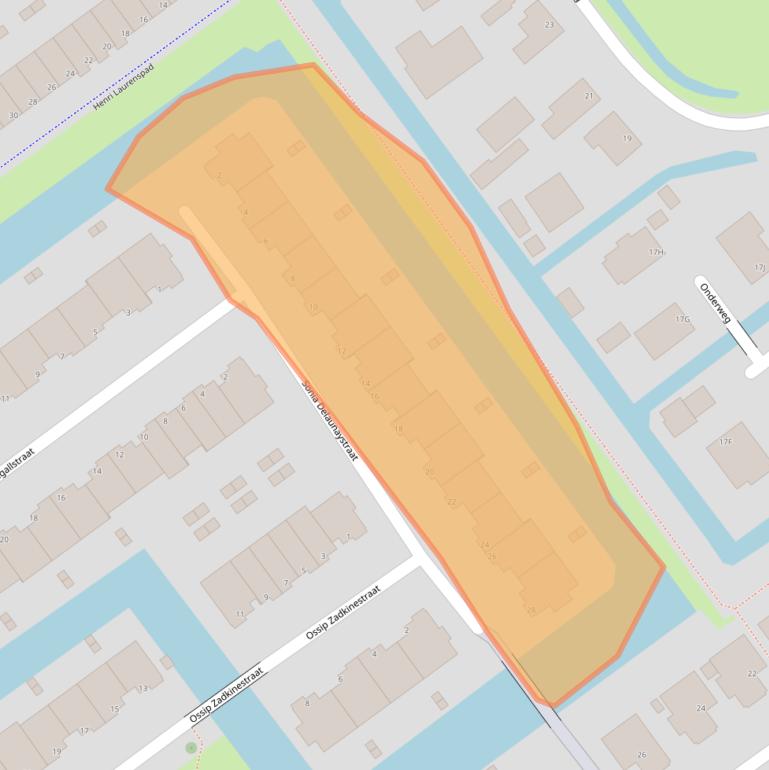 Kaart van postcodegebied 3059VN.