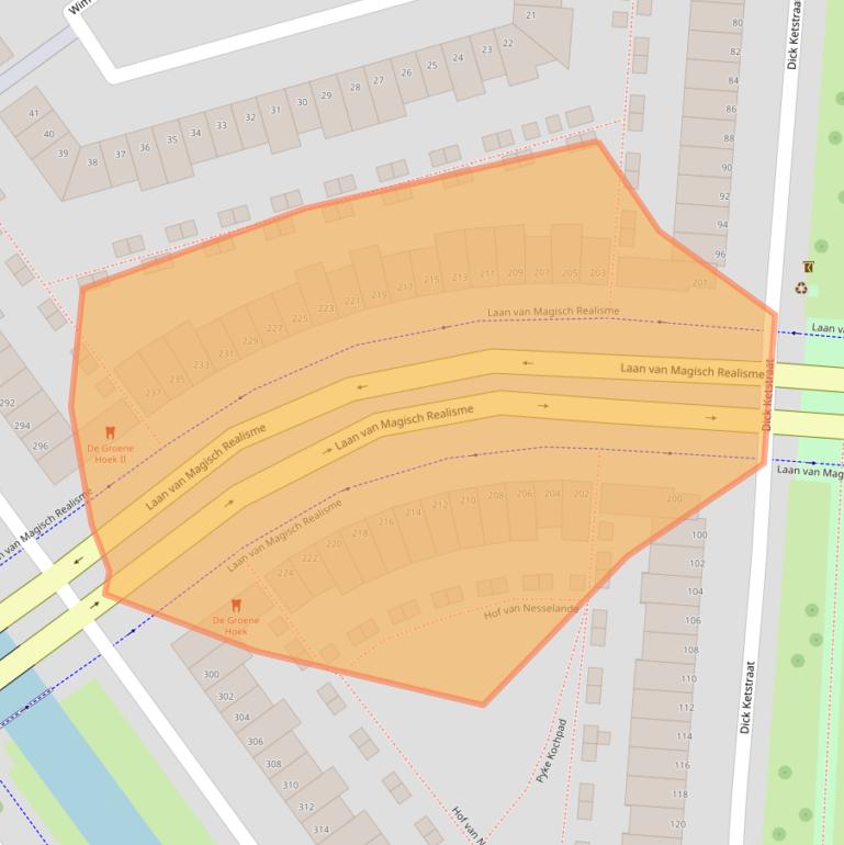 Kaart van postcodegebied 3059WB.