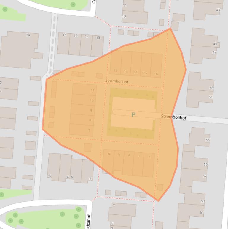 Kaart van postcodegebied 3059XR.