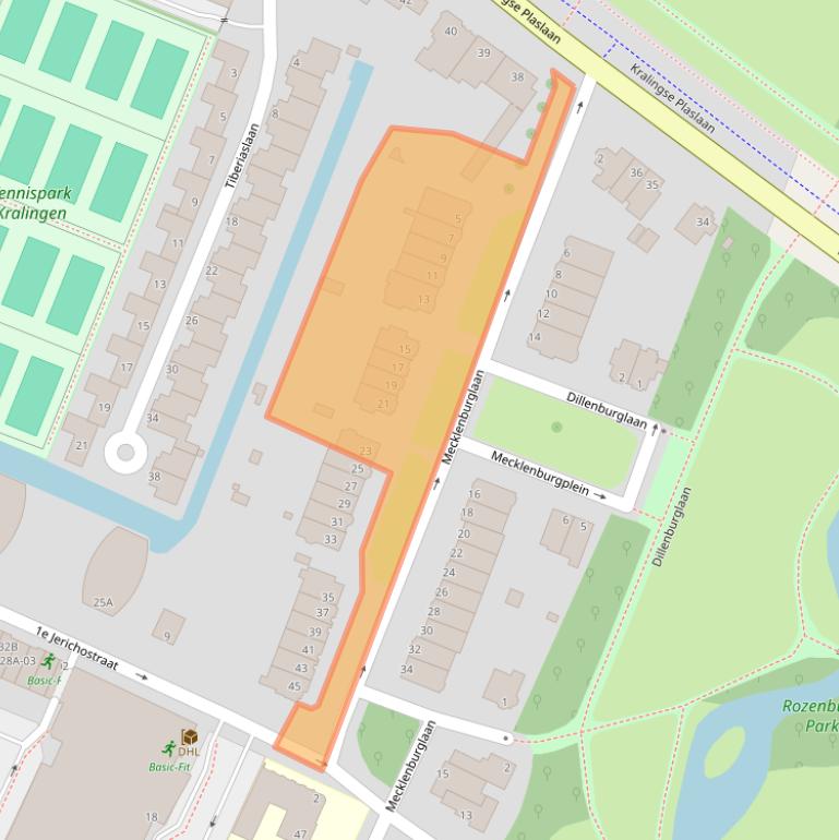 Kaart van postcodegebied 3061BB.