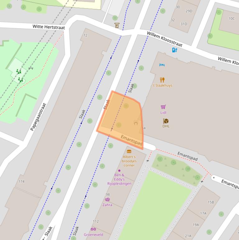 Kaart van postcodegebied 3061CE.