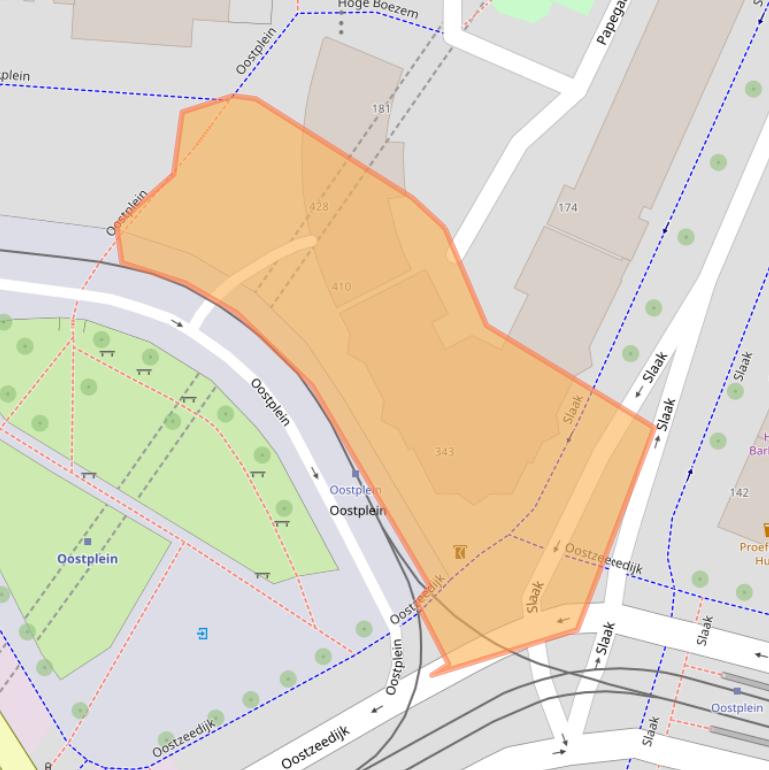 Kaart van postcodegebied 3061CH.