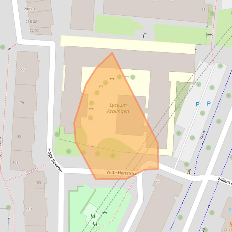 Kaart van postcodegebied 3061CT.