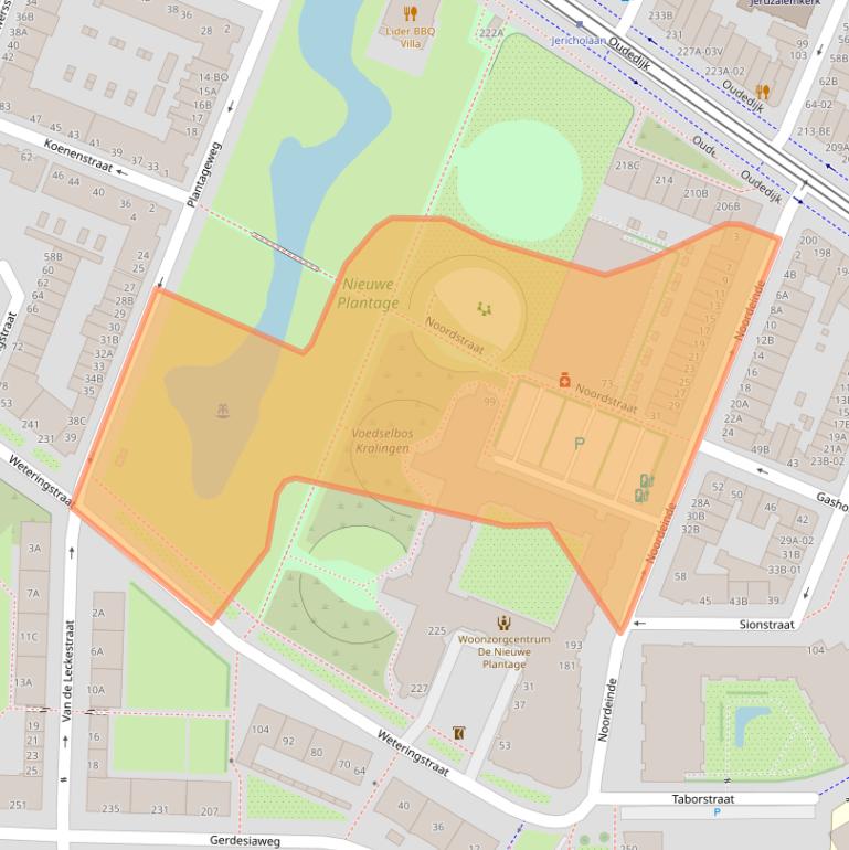 Kaart van postcodegebied 3061EM.