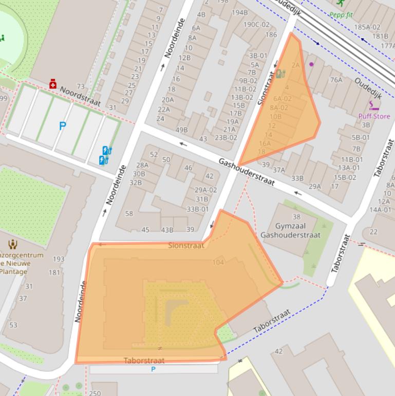 Kaart van postcodegebied 3061ES.