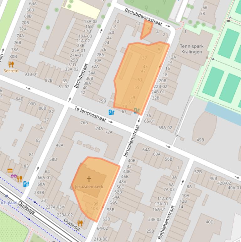 Kaart van postcodegebied 3061GM.