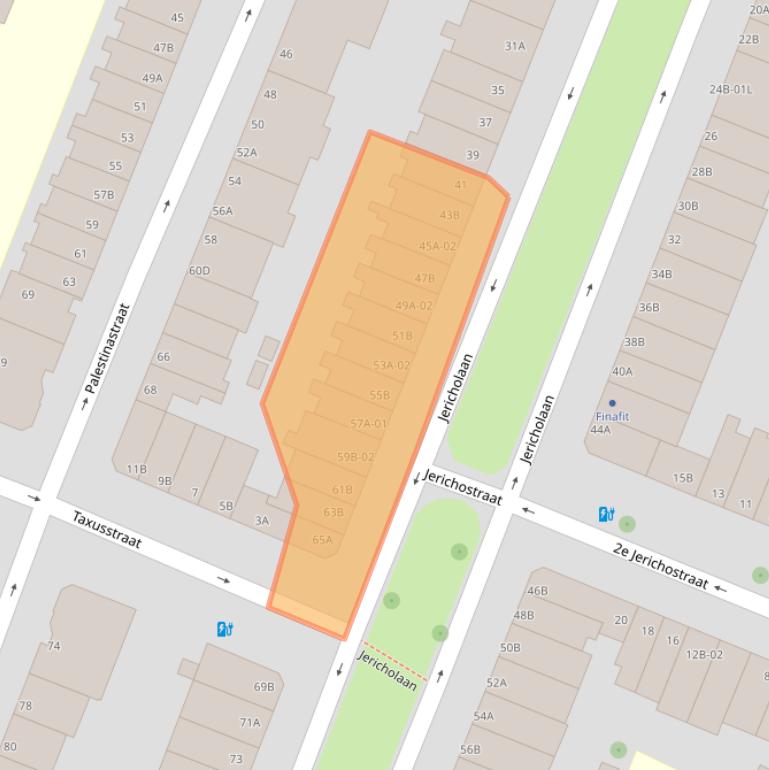 Kaart van postcodegebied 3061HB.