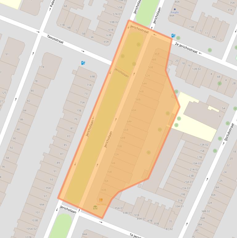 Kaart van postcodegebied 3061HH.