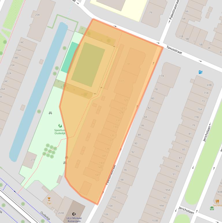 Kaart van postcodegebied 3061HM.