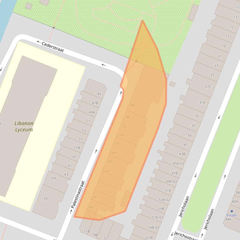 Kaart van postcodegebied 3061HN.