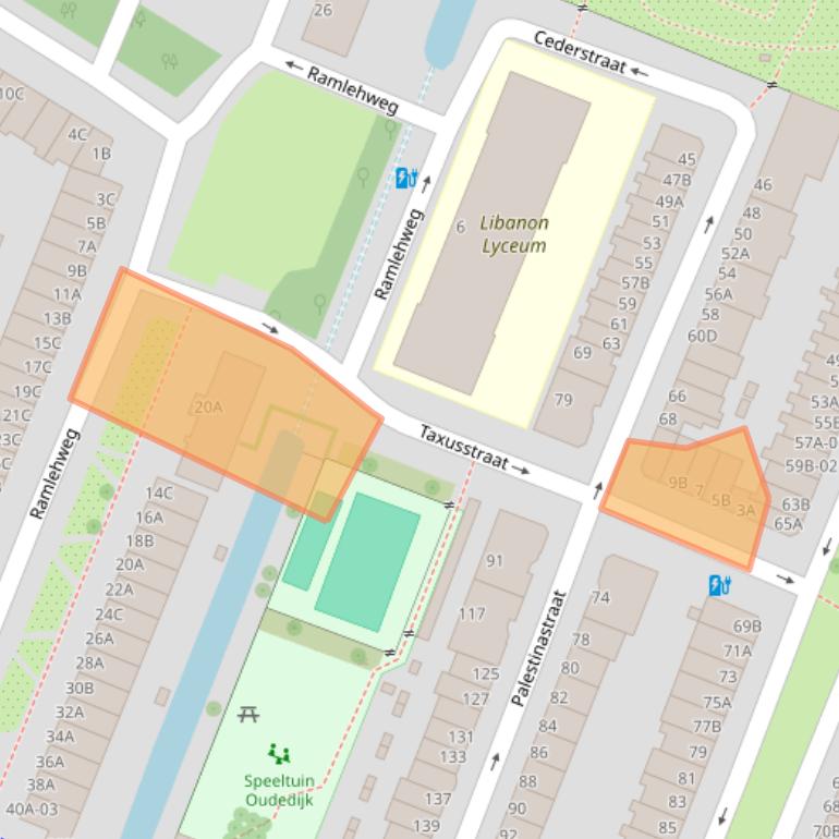 Kaart van postcodegebied 3061HT.