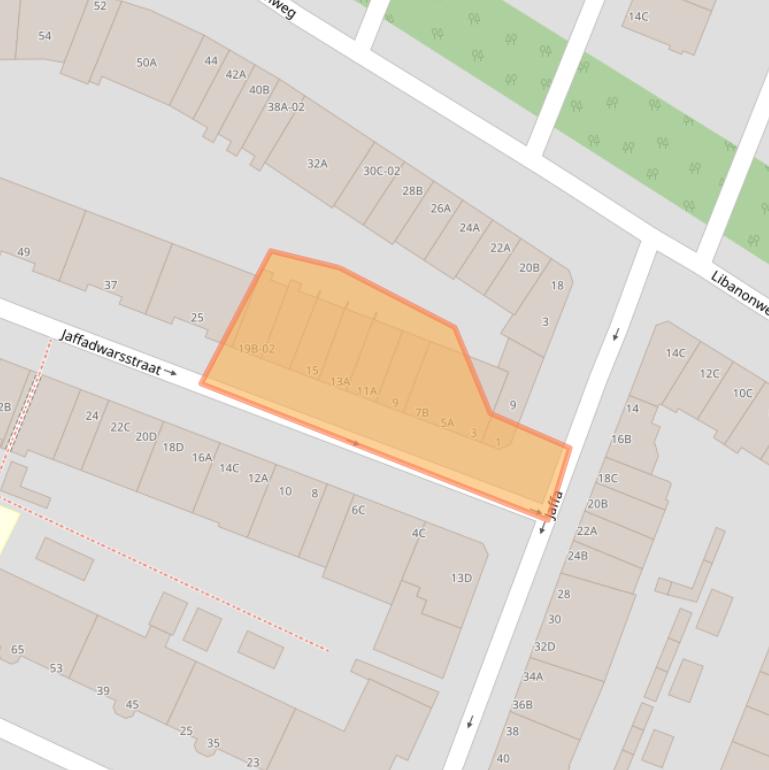 Kaart van postcodegebied 3061JL.