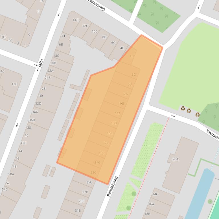 Kaart van postcodegebied 3061JV.