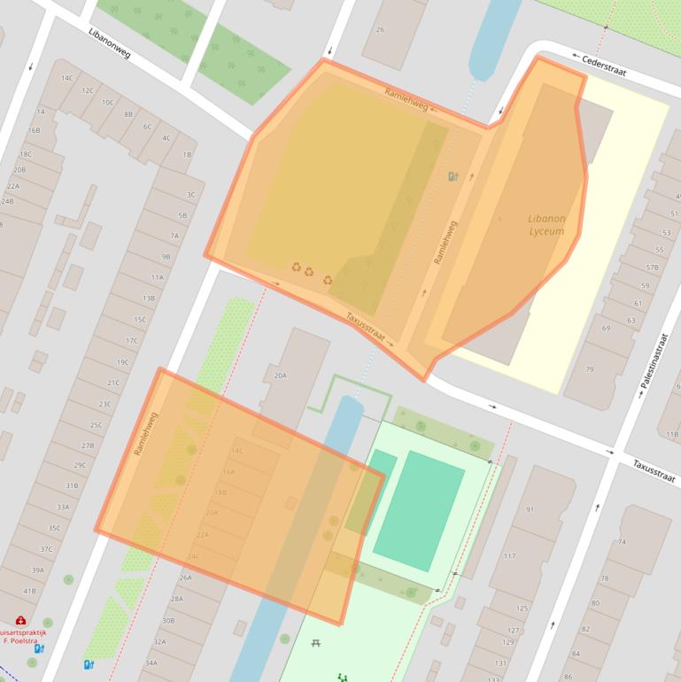 Kaart van postcodegebied 3061JX.