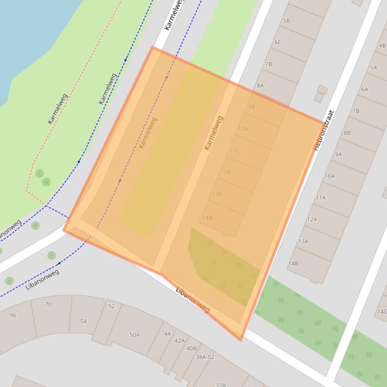 Kaart van postcodegebied 3061KG.