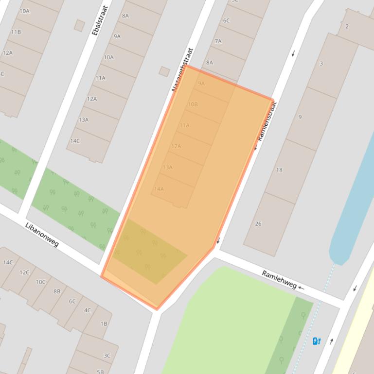 Kaart van postcodegebied 3061KP.