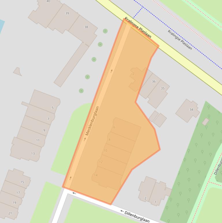 Kaart van postcodegebied 3062BJ.