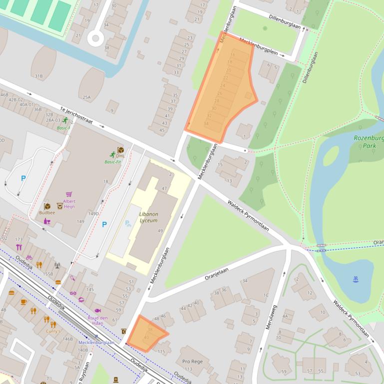 Kaart van postcodegebied 3062BK.