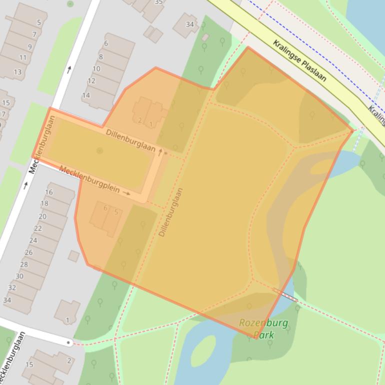 Kaart van postcodegebied 3062BL.