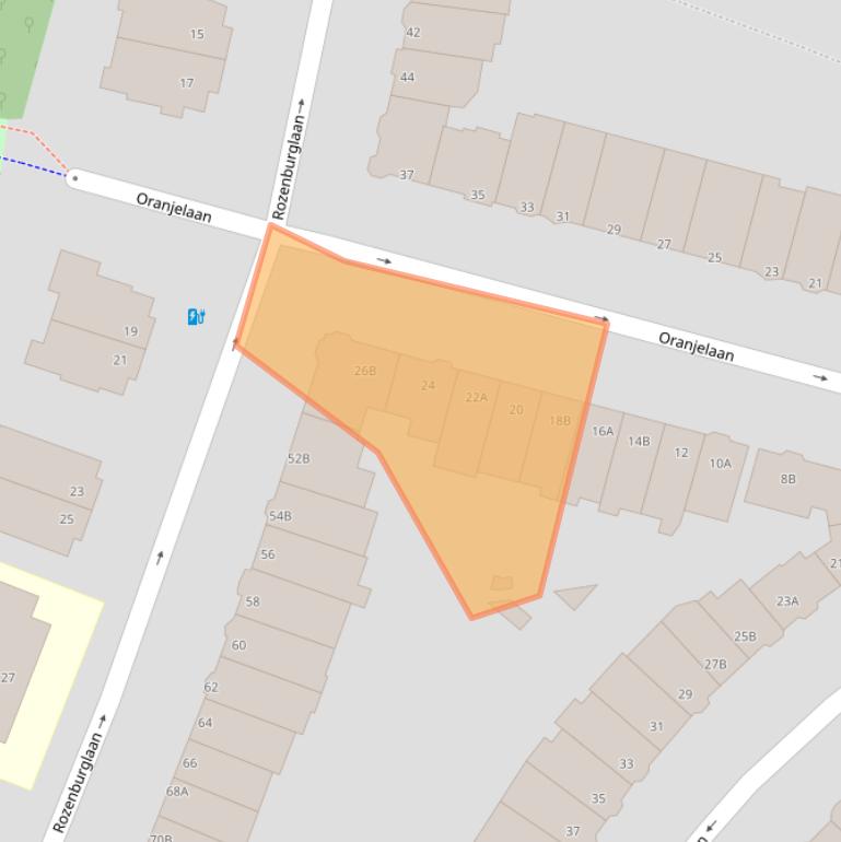 Kaart van postcodegebied 3062BS.