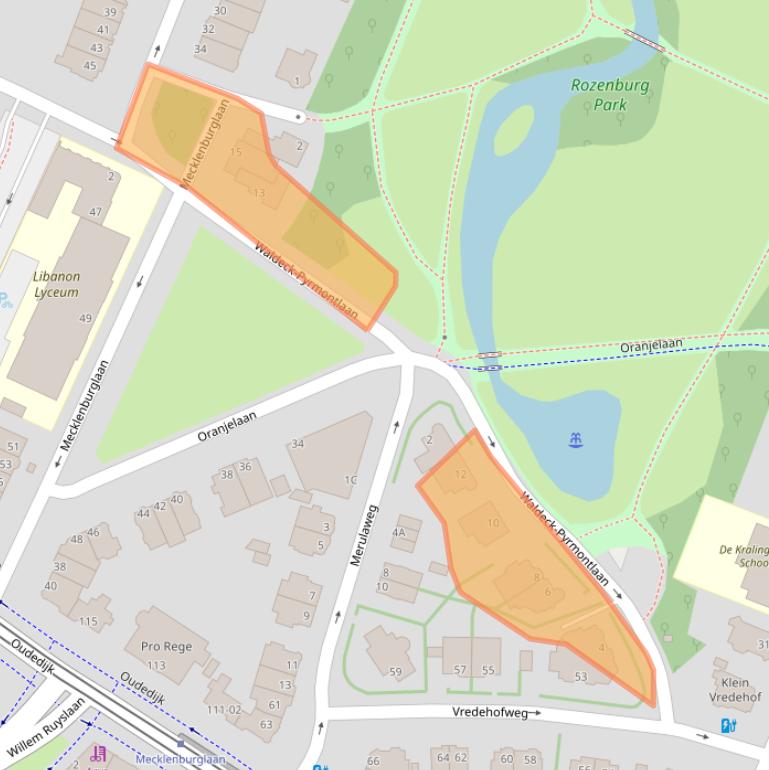 Kaart van postcodegebied 3062BV.